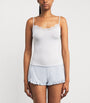 Skims Grey Sheer Modal Lace Camisole