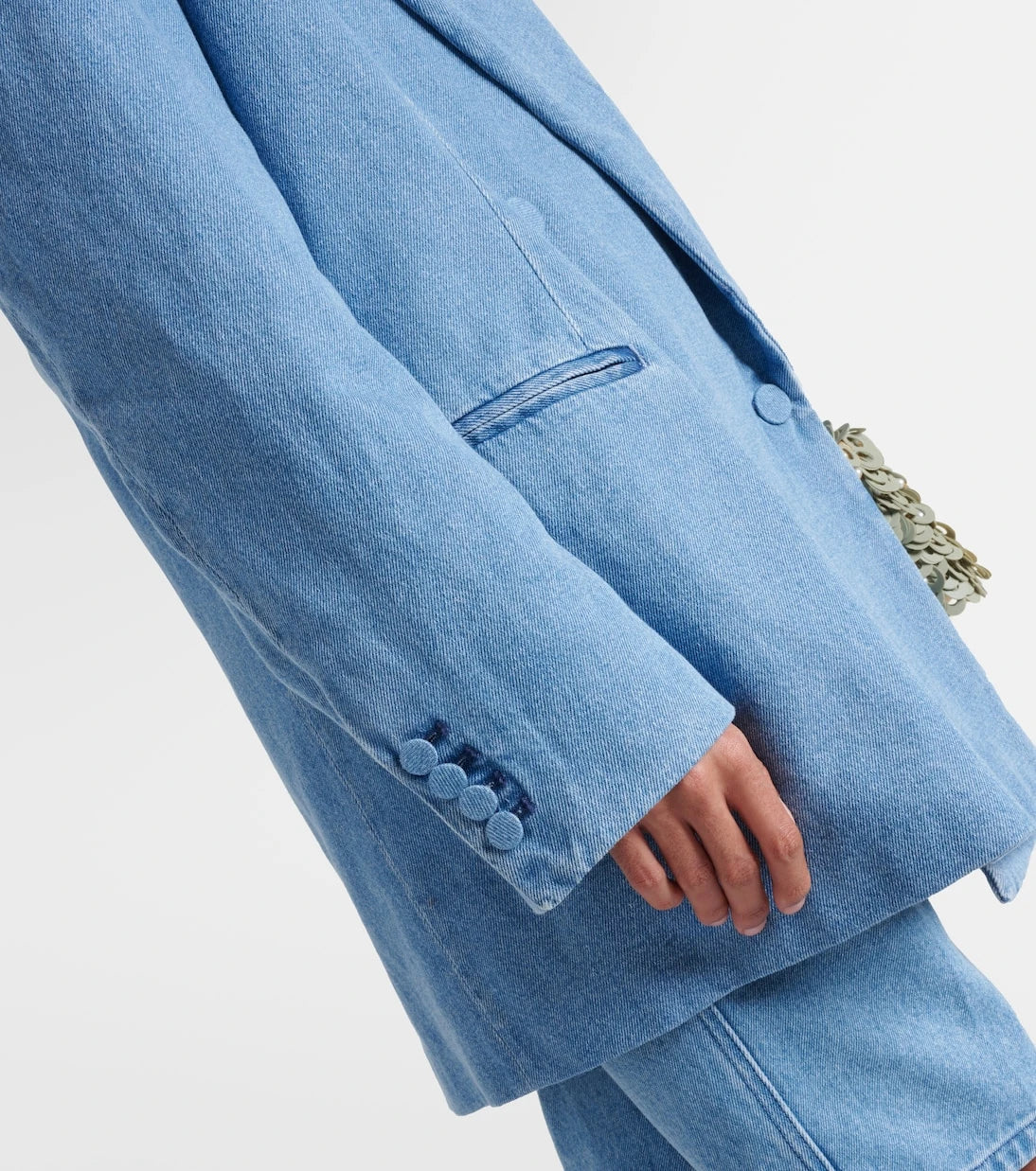 Dries Van Noten - Oversized denim blazer