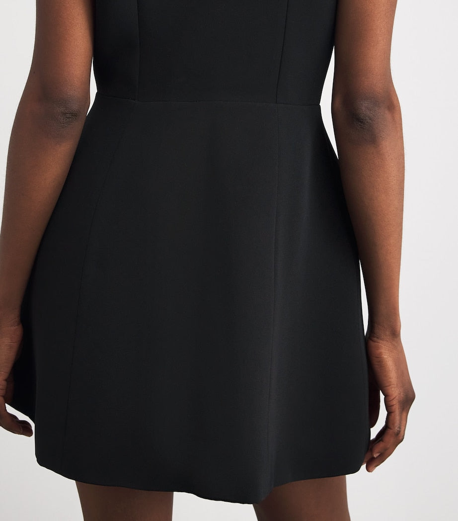 Structured Buttoned Mini Dress