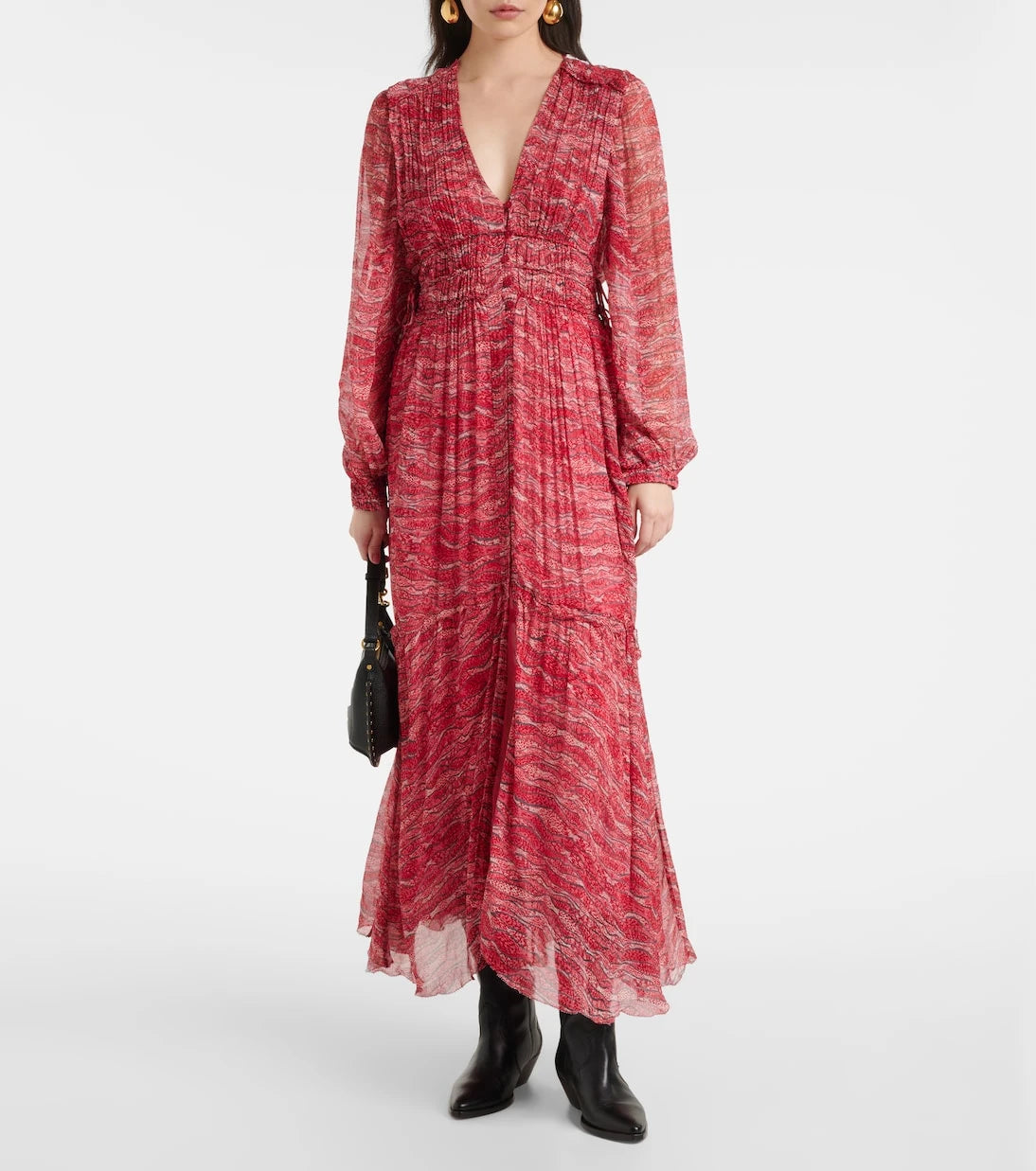 Marant Etoile - Amara chiffon maxi dress