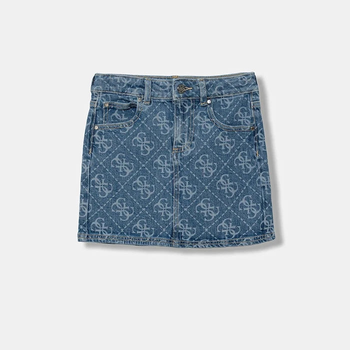 Детска дънкова пола Guess