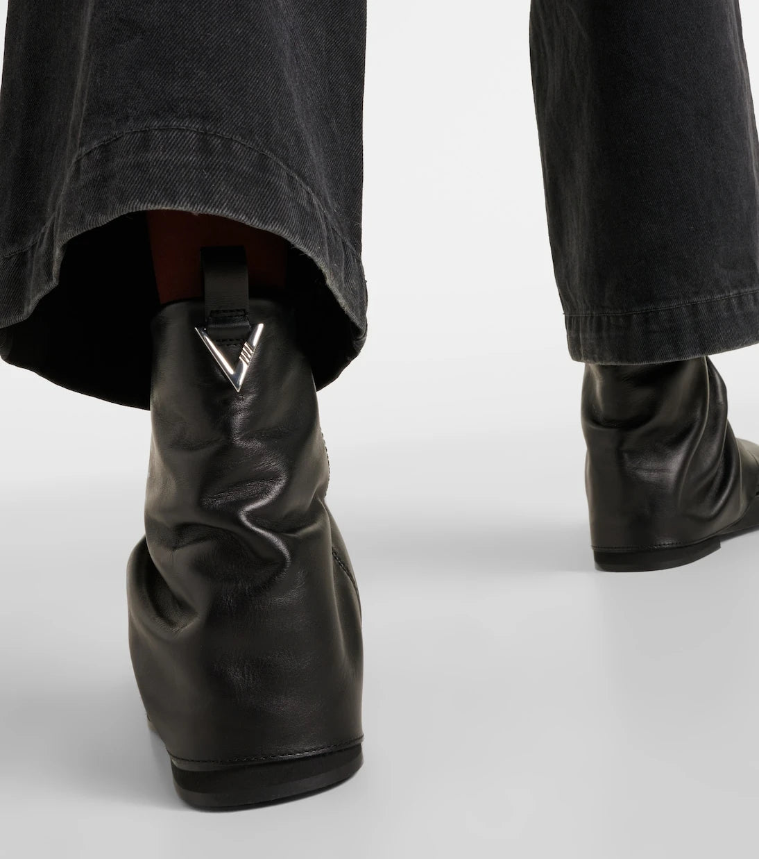 The Attico - Robin leather ankle boots