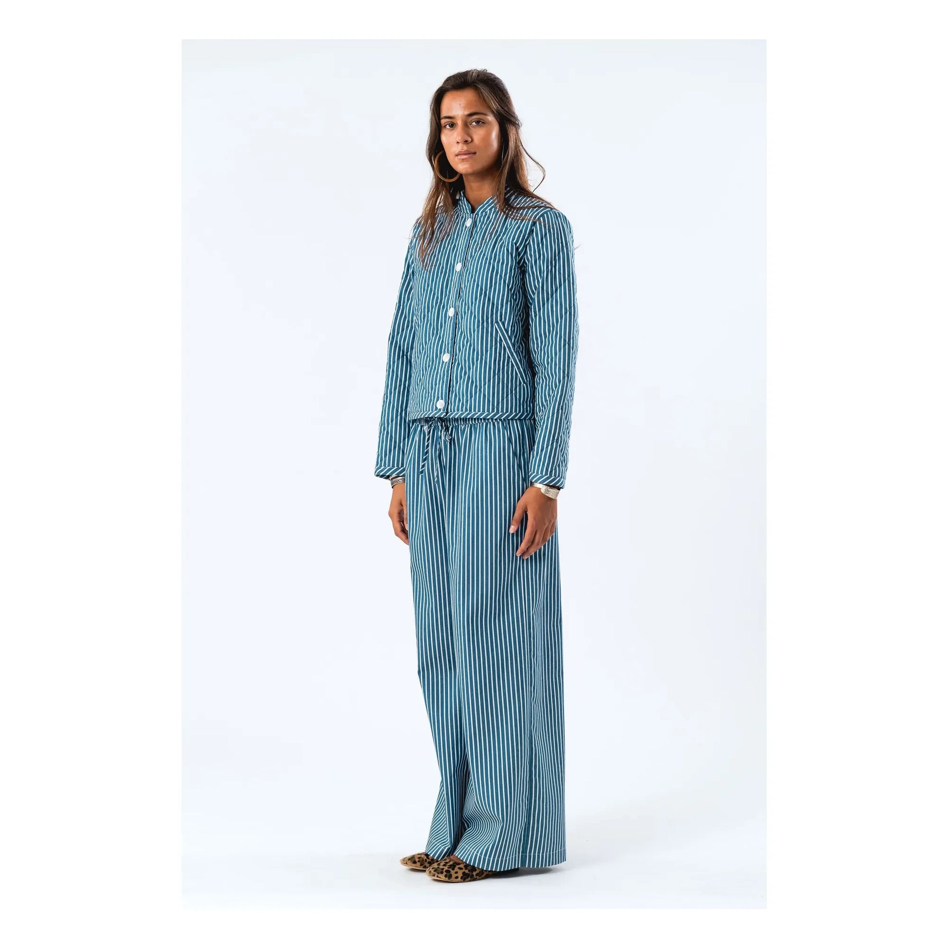 Lollys Laundry - Liam Pants Stripes | Blue