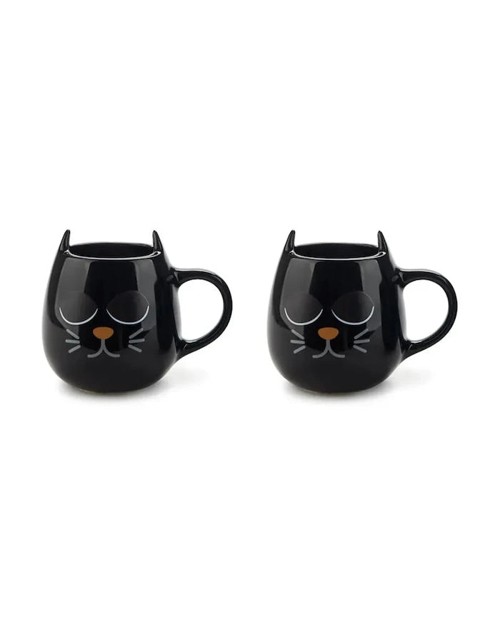 Balvi Wake Cat Kase Seti 8,5 x 10,3 x 7,5 cm (2 Parça)