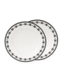 Set of 2 DG Logo Dinner Plates (26.5cm)