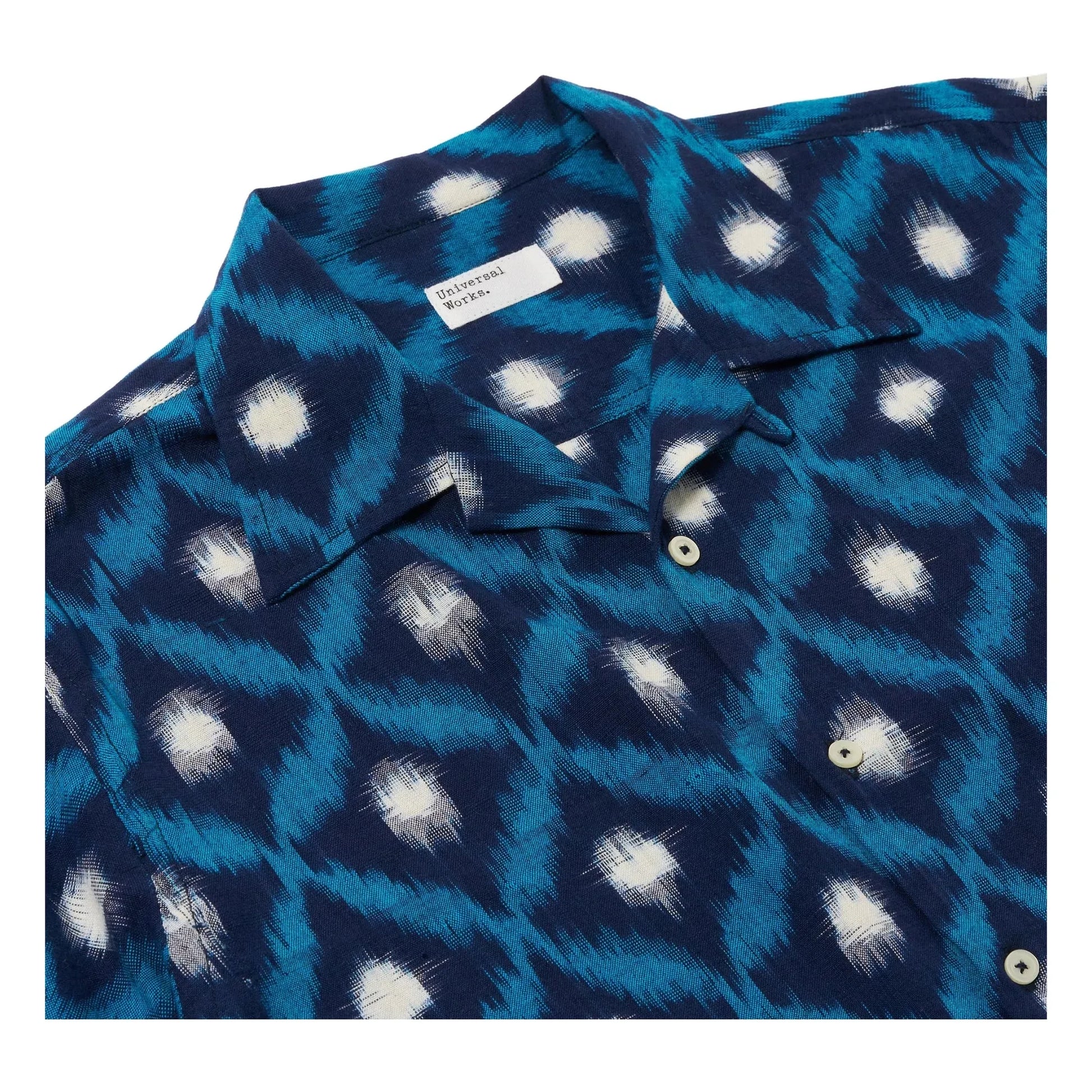 Universal Works - Deck Diamond shirt | Dark Blue