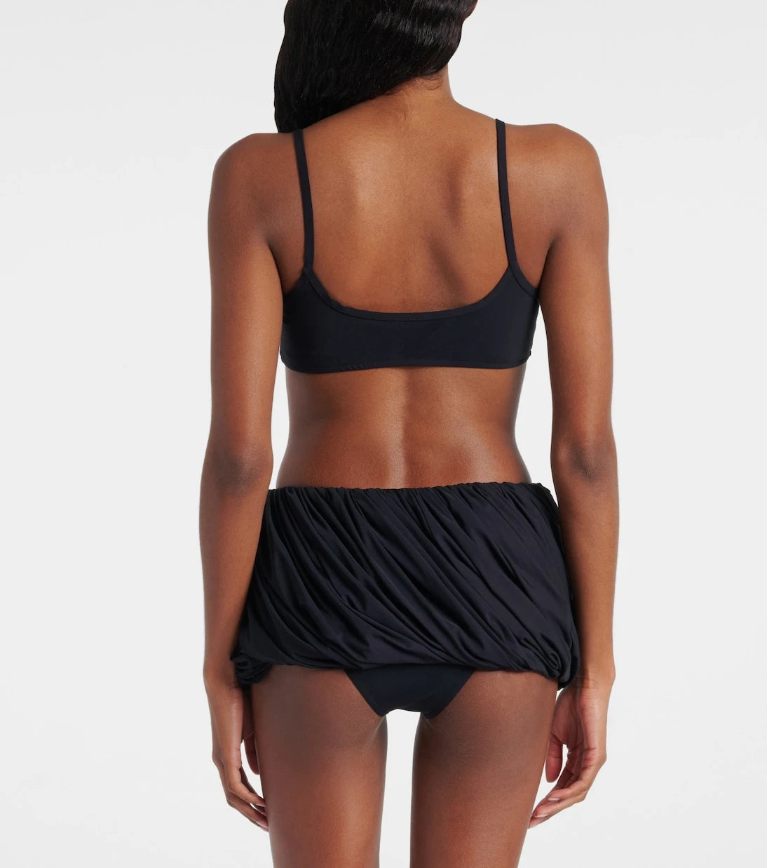 Alaïa - Pleated low-rise bikini