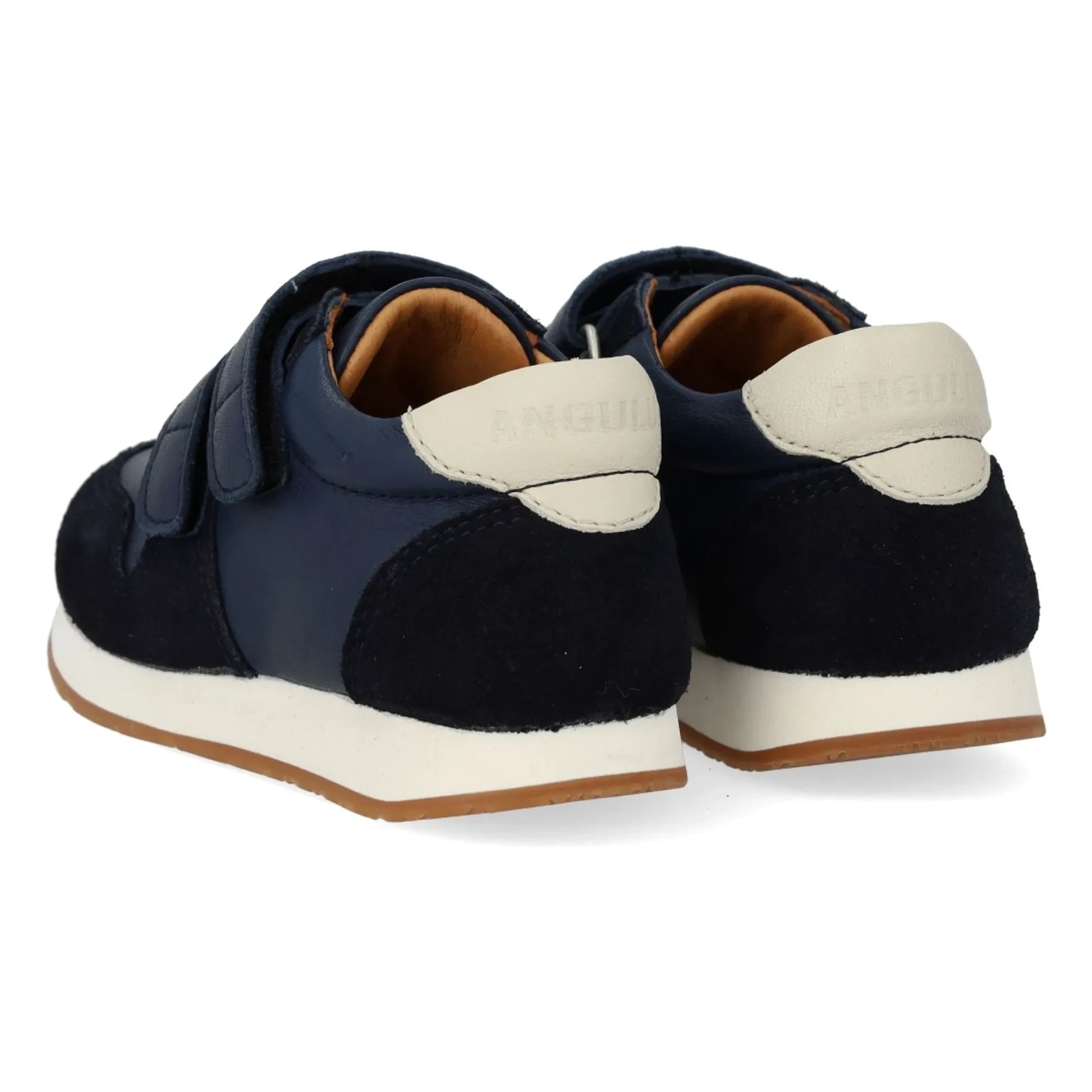 Angulus - Double Scratch Sneakers | Navy blue