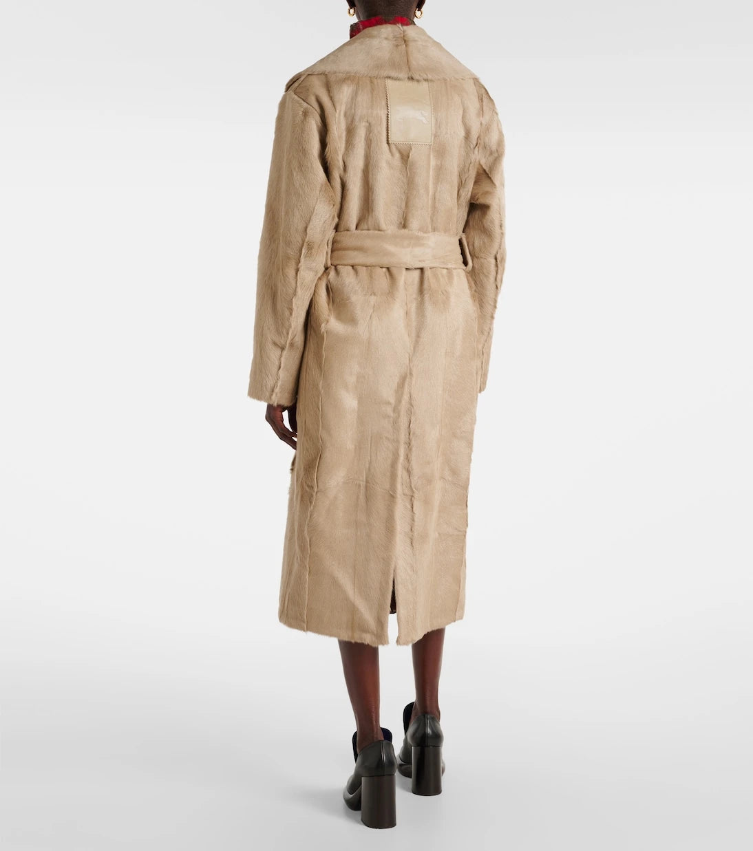 Burberry - Shearling trench coat