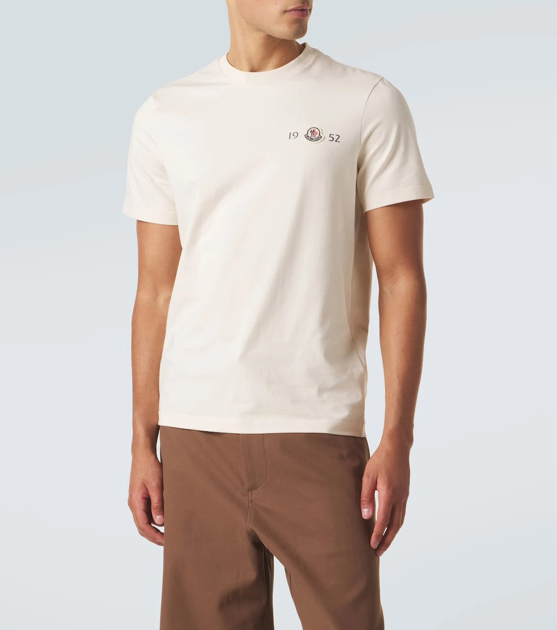 Moncler - Cotton-blend jersey T-shirt