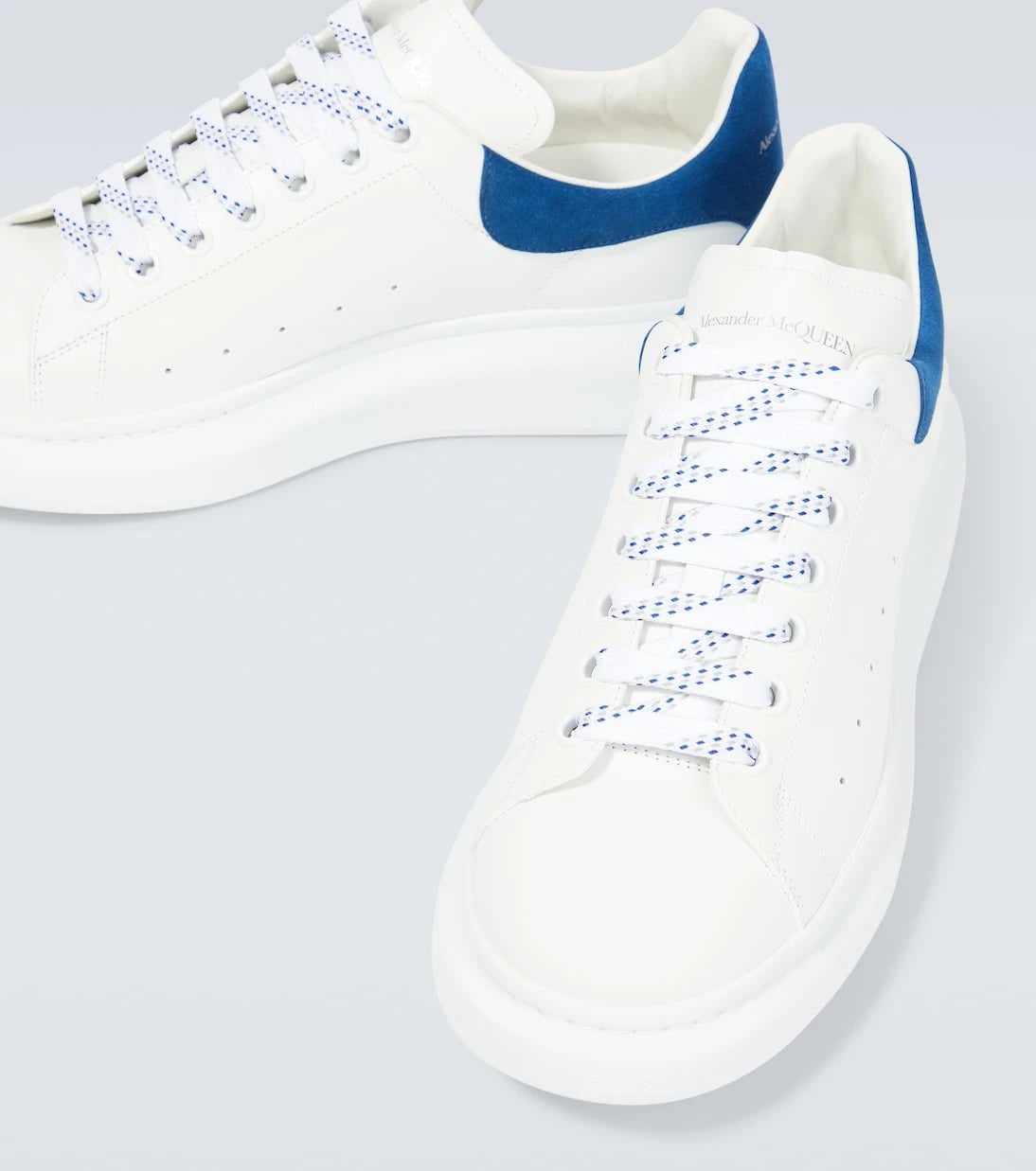 McQueen - Oversized leather sneakers
