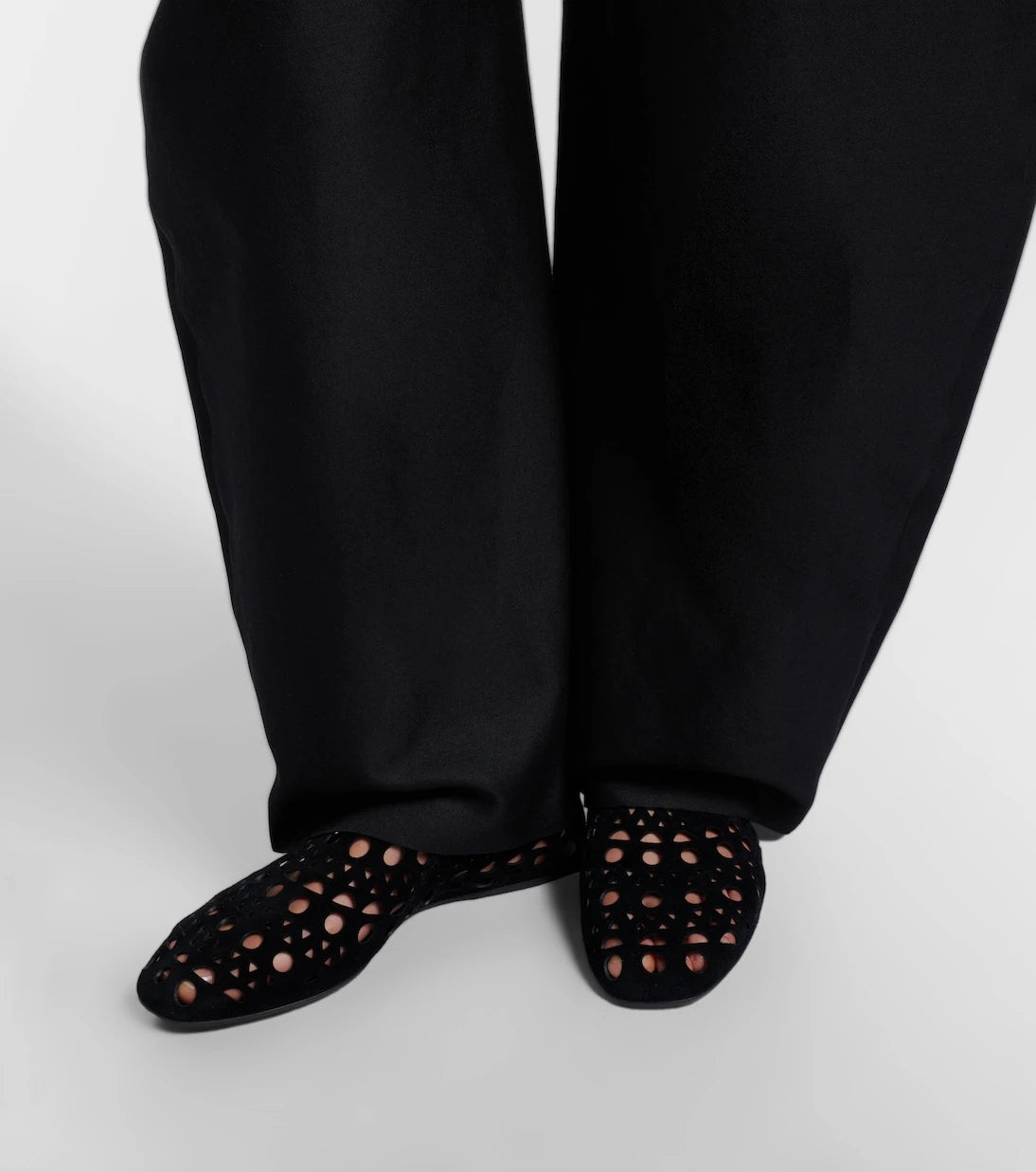 Alaïa - Vienne suede ballet flats