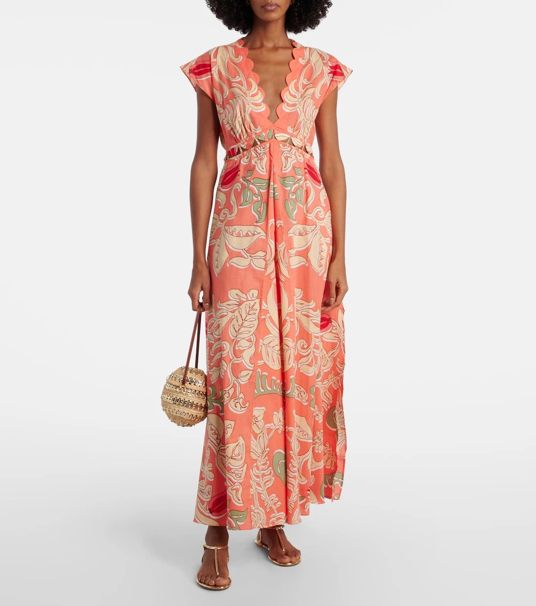 Poupette St Barth - Noreen printed cotton maxi dress