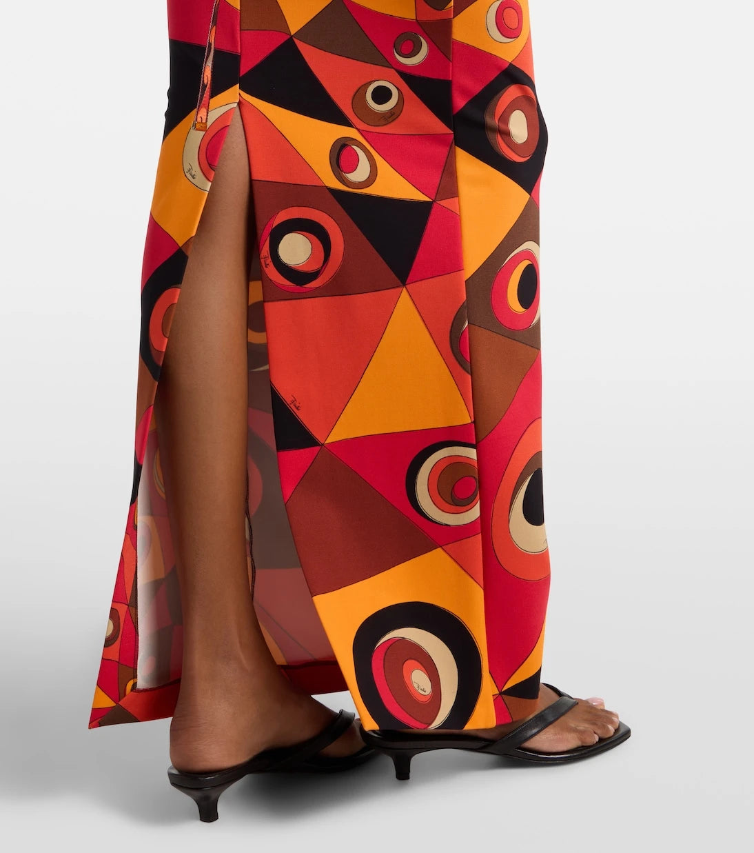 Pucci - Occhi jersey maxi skirt