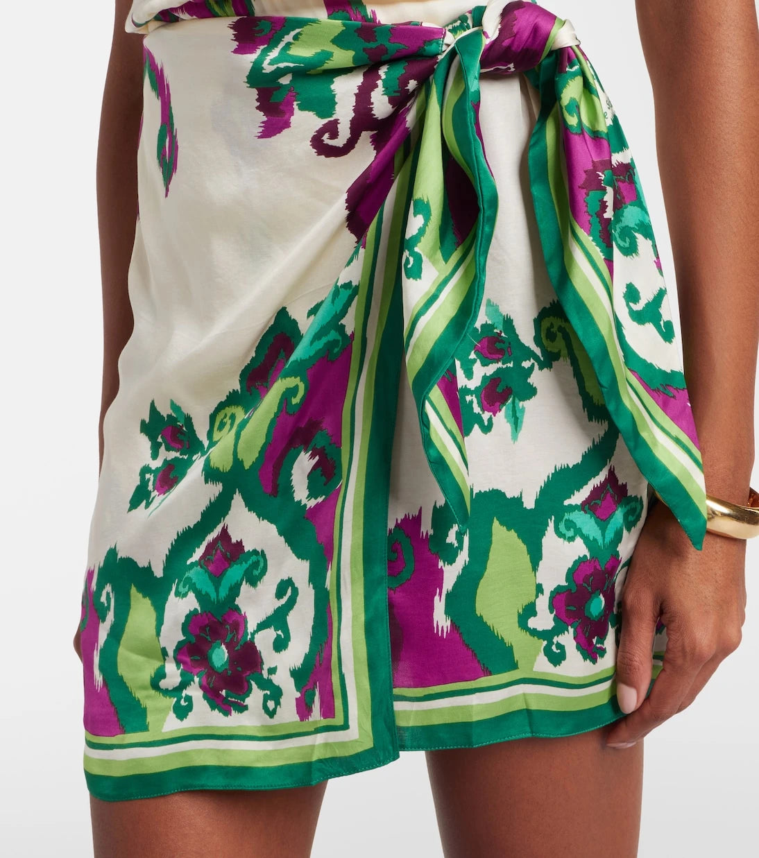 Poupette St Barth - Aya printed halterneck minidress