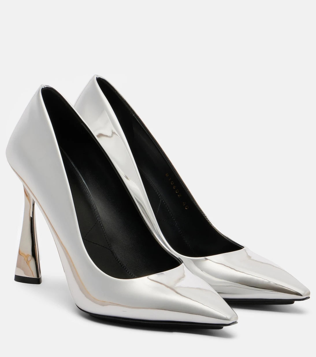 Stella McCartney - Elsa 103 metallic-effect pumps