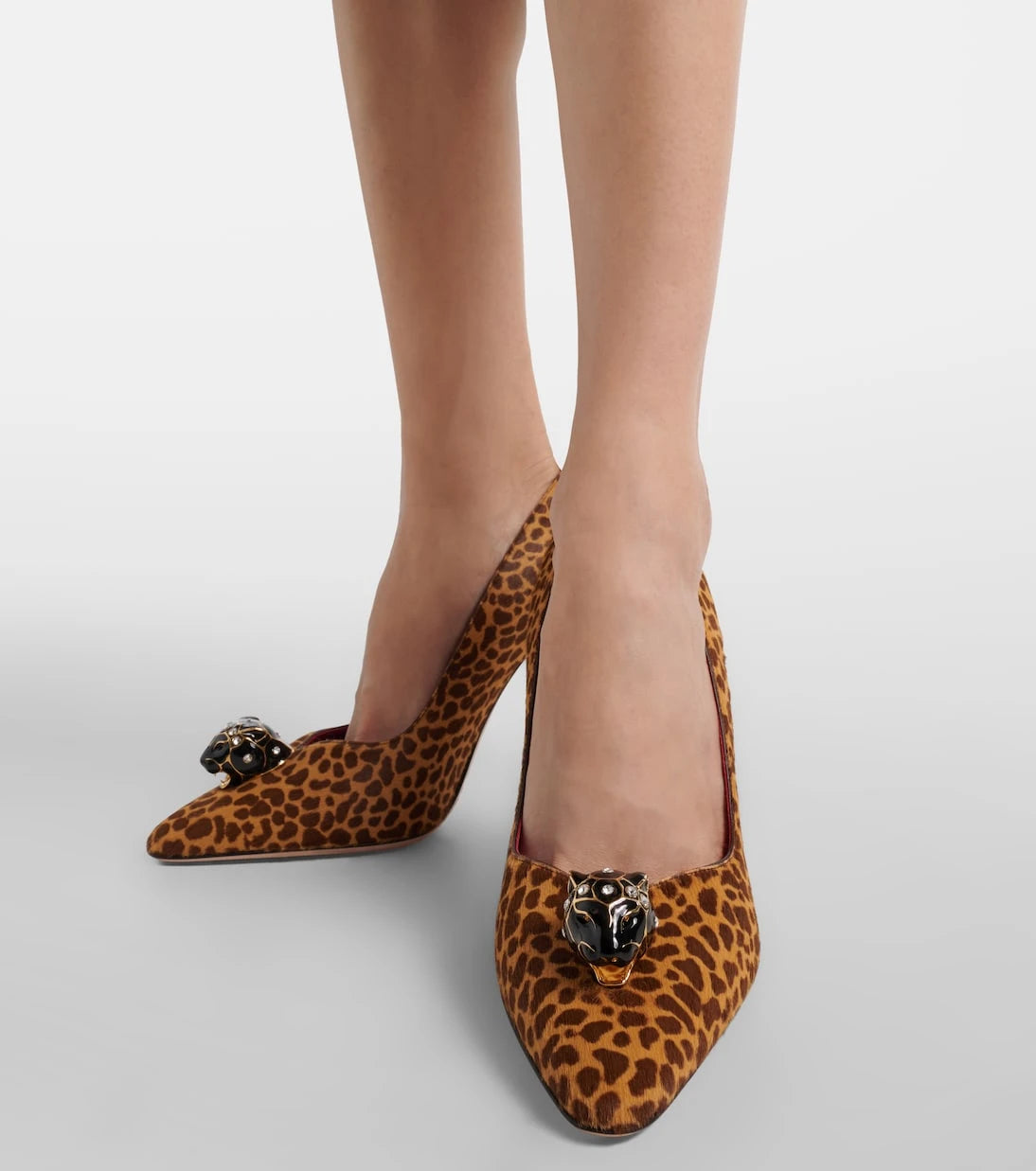 Valentino Garavani - Pas De Chat leopard-print calf hair pumps