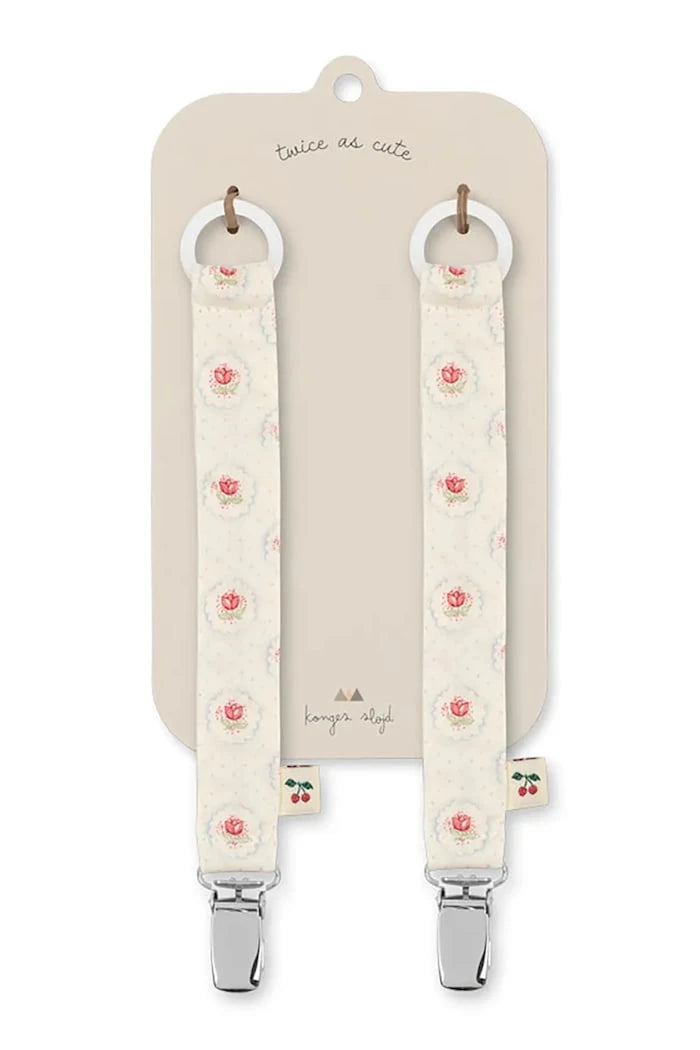 Каишка за биберон Konges Sløjd PACIFIER STRAP (2 броя)