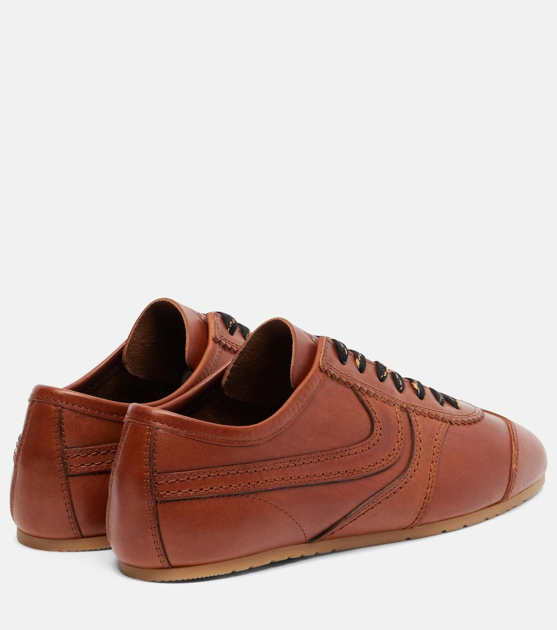Dries Van Noten - Leather sneakers