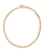 Suzanne Kalan Small Rose Gold and Diamond Block-Chain Bracelet