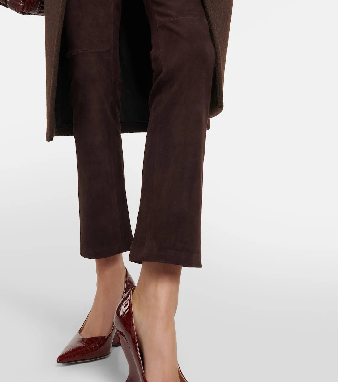 Stouls - JP Twenty mid-rise bootcut suede pants