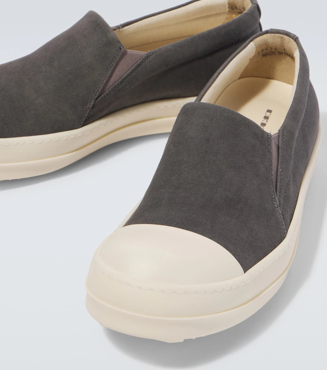 Rick Owens - Boat denim slip-on sneakers