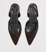 Suede Sebastian Slingback Heels 55