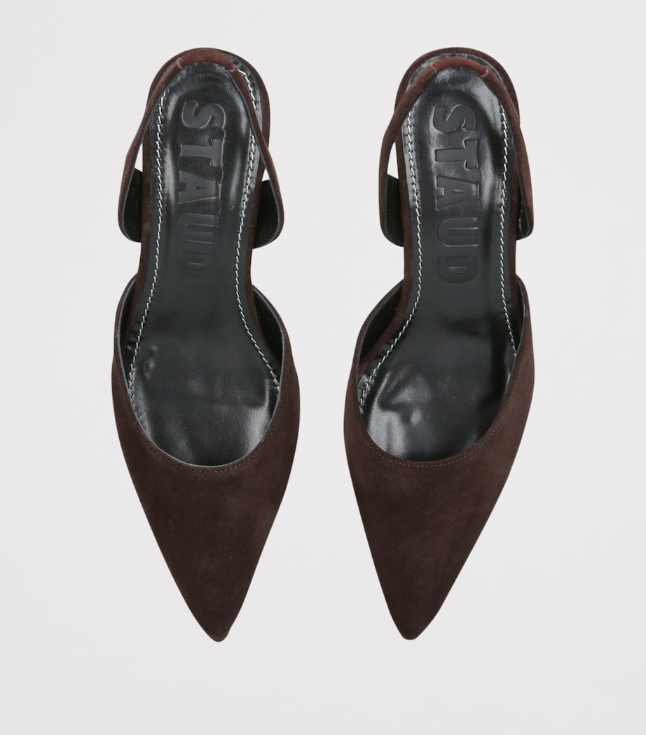 Suede Sebastian Slingback Heels 55