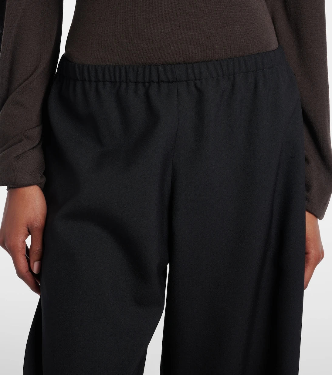Khaite - Roma virgin wool wide-leg pants