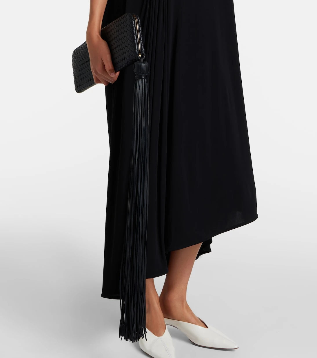 Bottega Veneta - Serata Intrecciato leather clutch