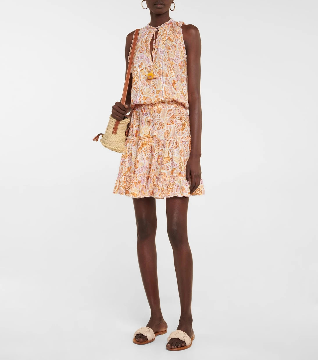 Poupette St Barth - Clara printed minidress