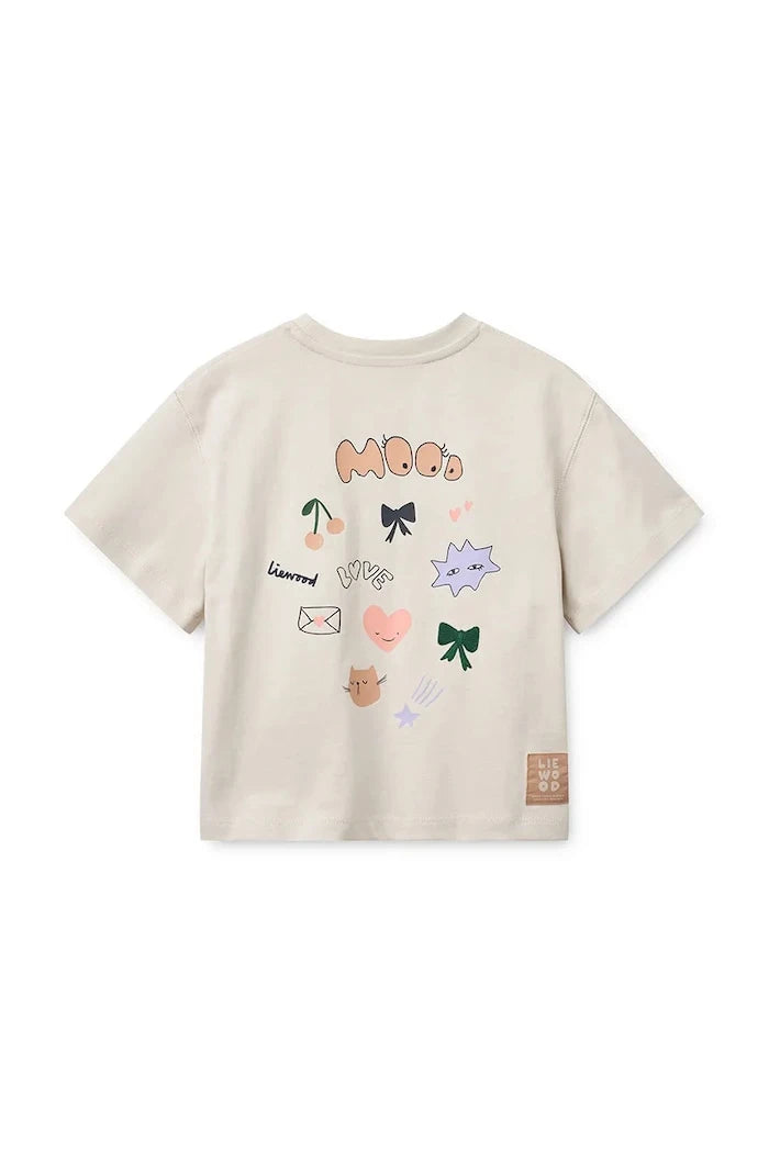 Liewood Çocuk Pamuklu Tyler Placement SS T-shirt