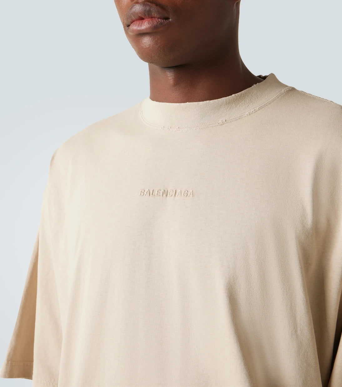 Balenciaga - Logo cotton jersey T-shirt