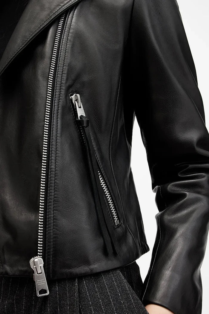 Кожено яке AllSaints DALBY