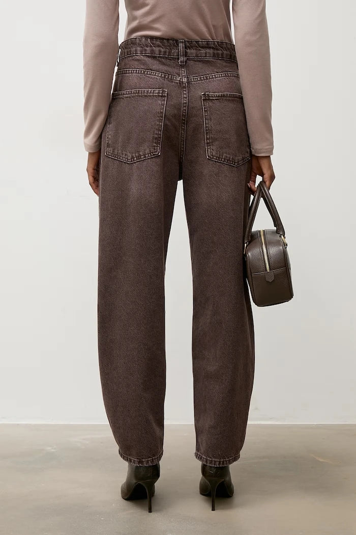 Barrel kadın jean