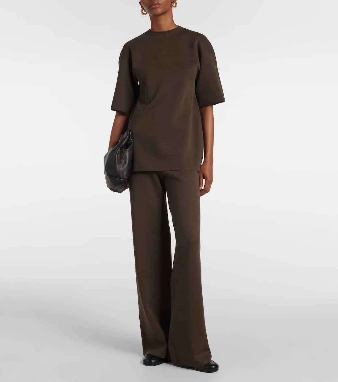 Fforme - Dwyn wool and cotton-blend T-shirt