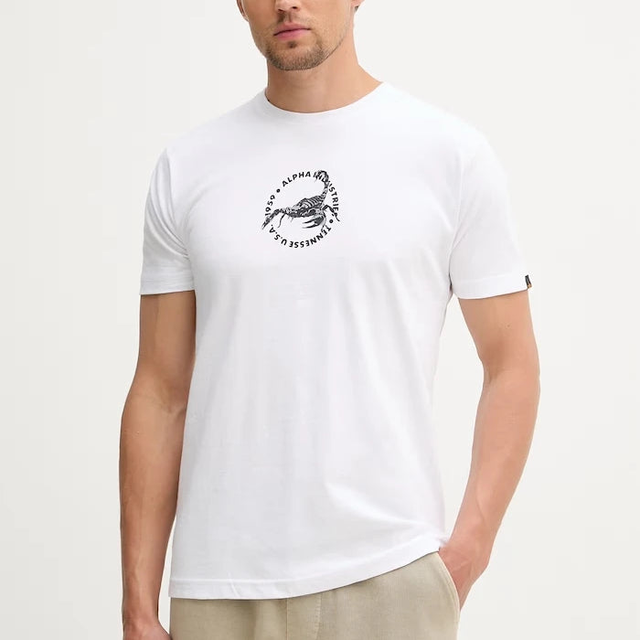 Alpha Industries тениска мъжка памучна US Scorpion Backprint