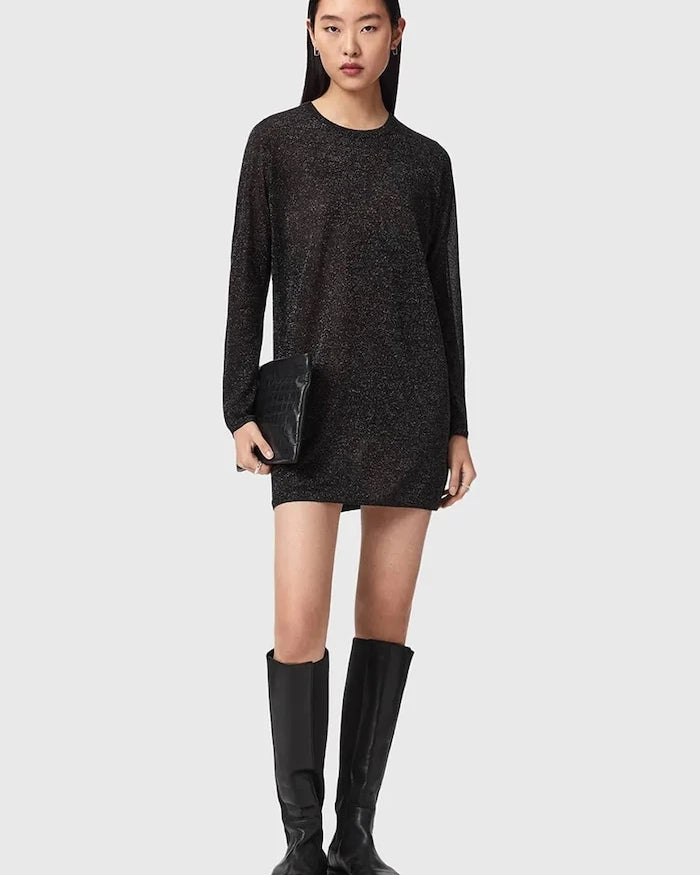 AllSaints рокля с вискоза TILLII