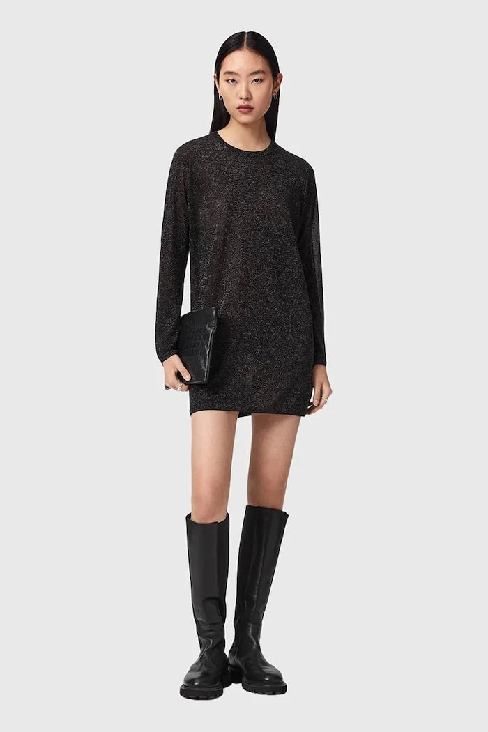 AllSaints рокля с вискоза TILLII