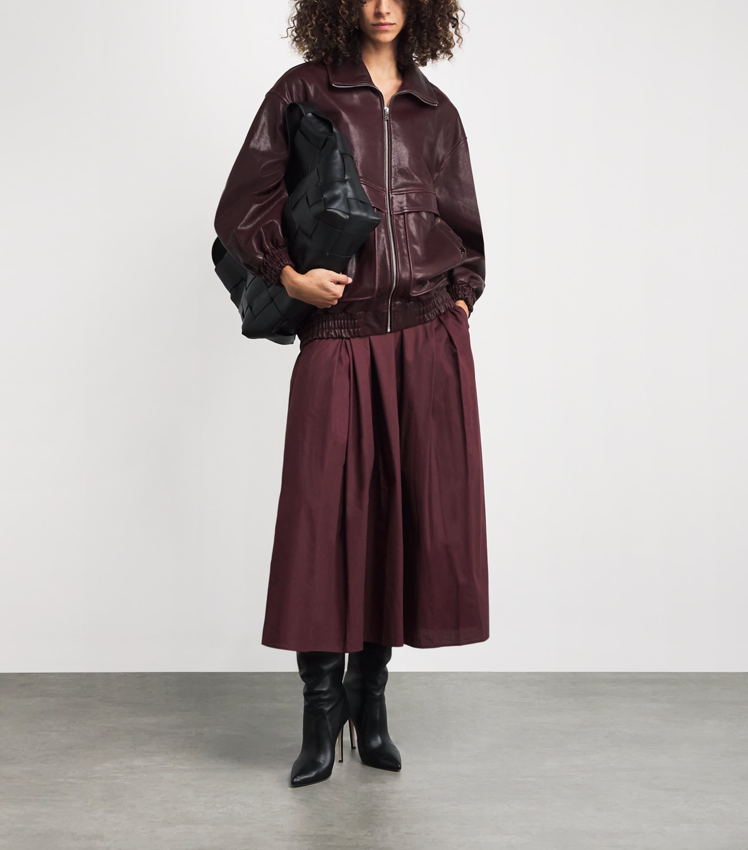 Stylein Red BCI Cotton Jordina Maxi Skirt