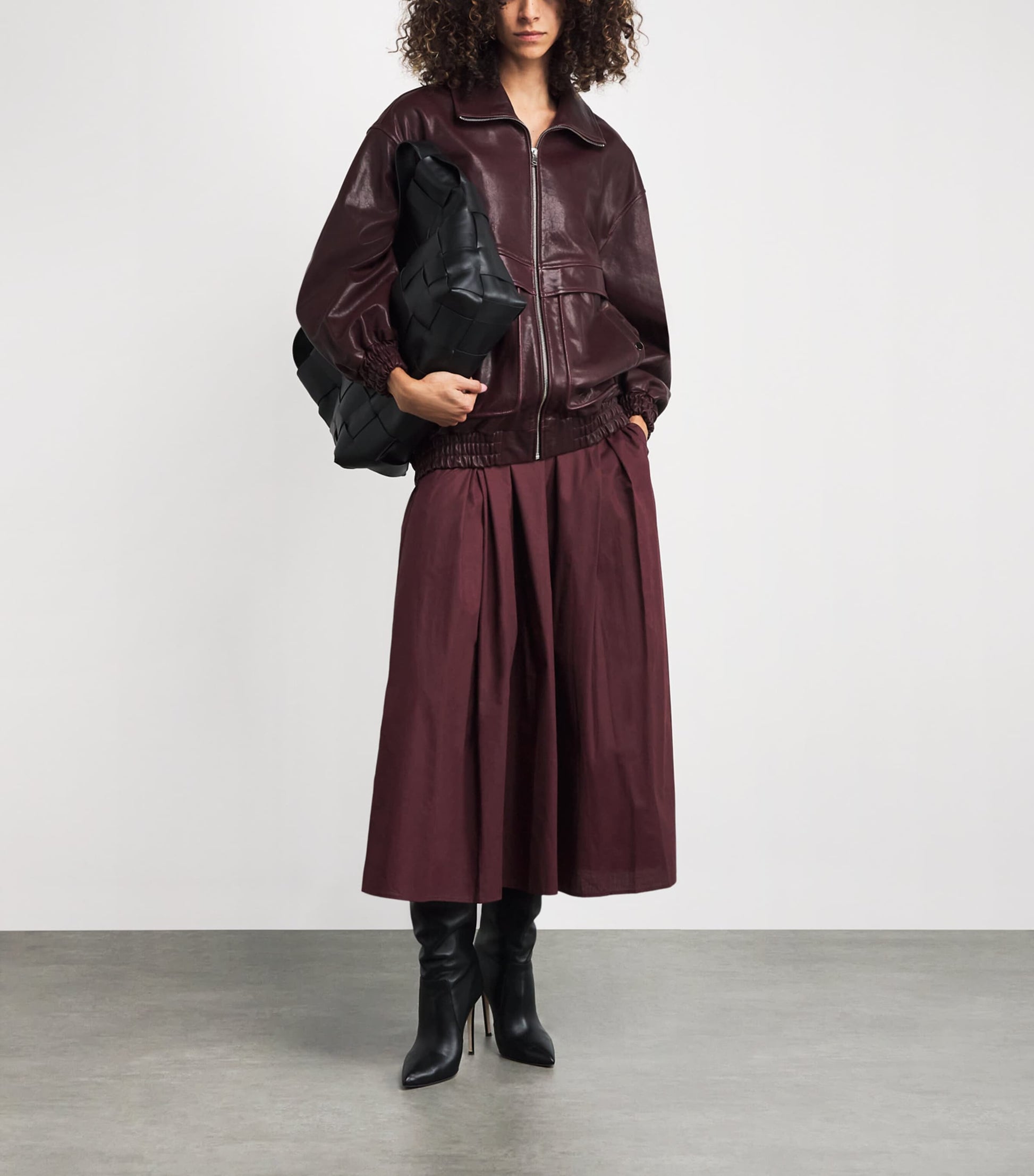 Stylein Red BCI Cotton Jordina Maxi Skirt