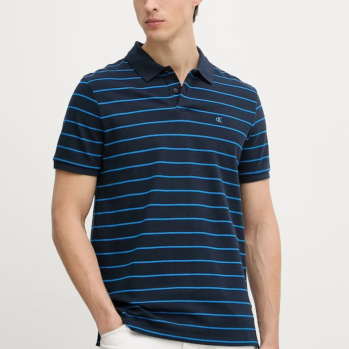 Calvin Klein Jeans тениска с яка мъжка памучна