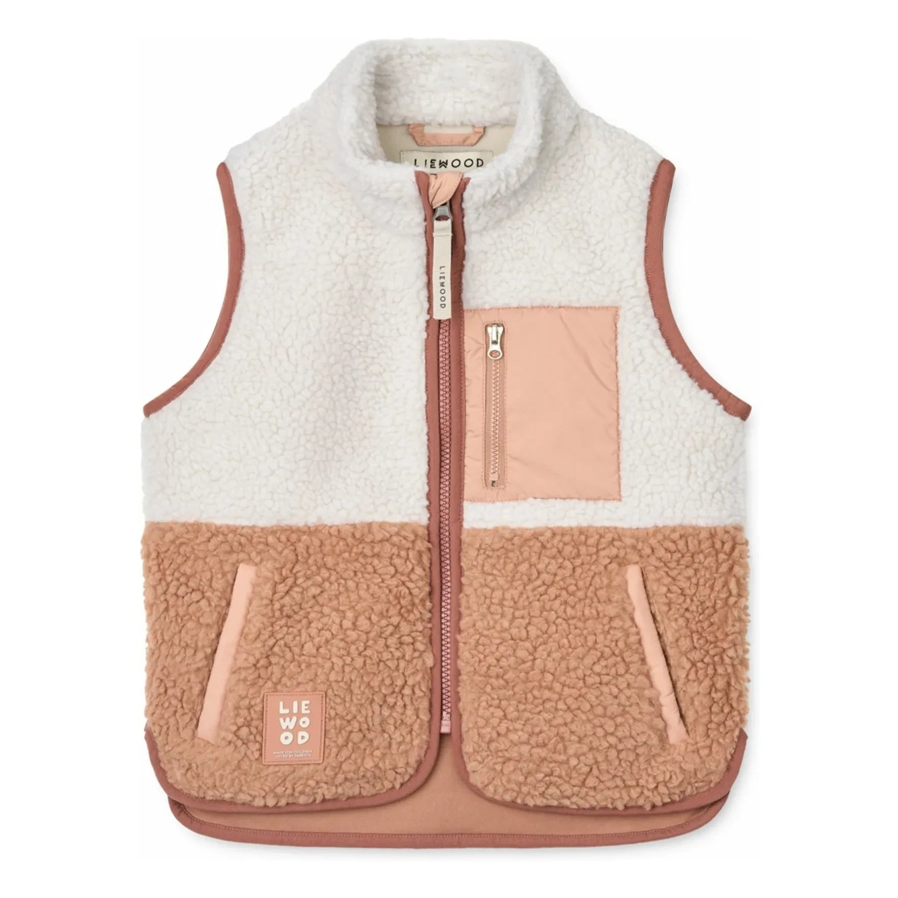 Liewood - Vada Sleeveless Sherpa Jacket | Pink
