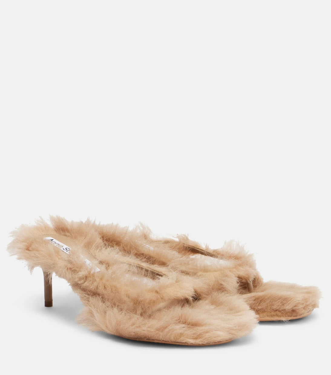 Acne Studios - صندل ثونغ من جلد الغنم