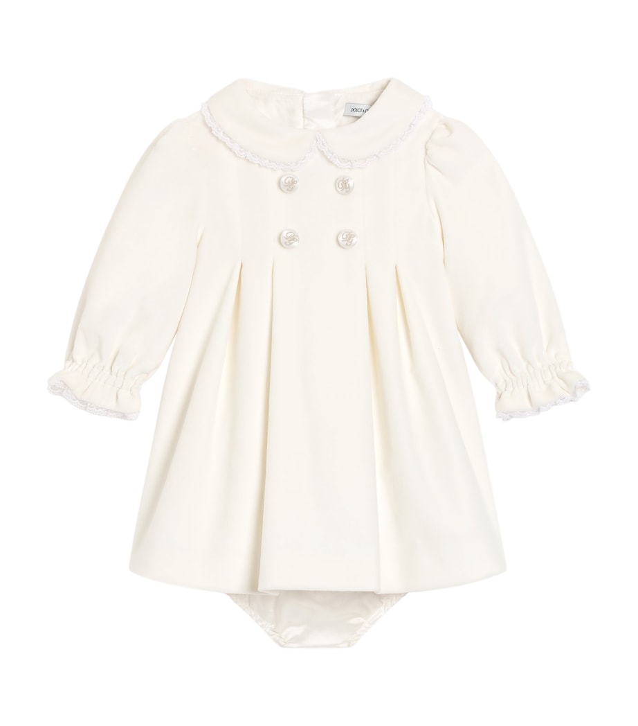 Dolce & Gabbana Kids Lace-Trim Collared Dress (3-24 Months)