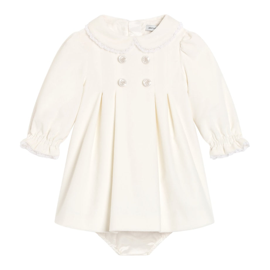 Dolce & Gabbana Kids Lace-Trim Collared Dress (3-24 Months)