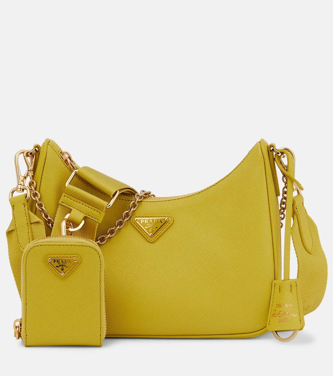 Prada - حقيبة كتف صغيرة Re-Edition 2005 جلدية