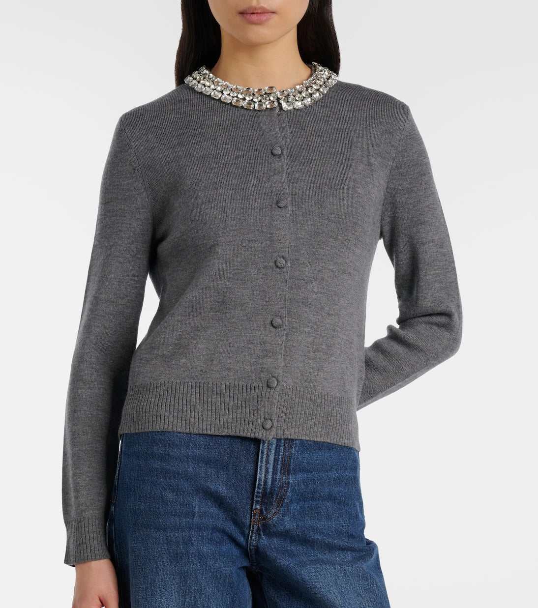 Veronica Beard - Daro embellished wool cardigan