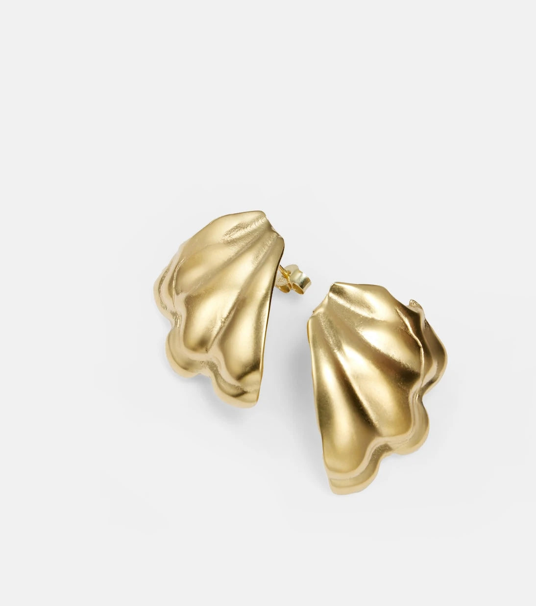 Ysso - Ocean 24kt gold-plated earrings