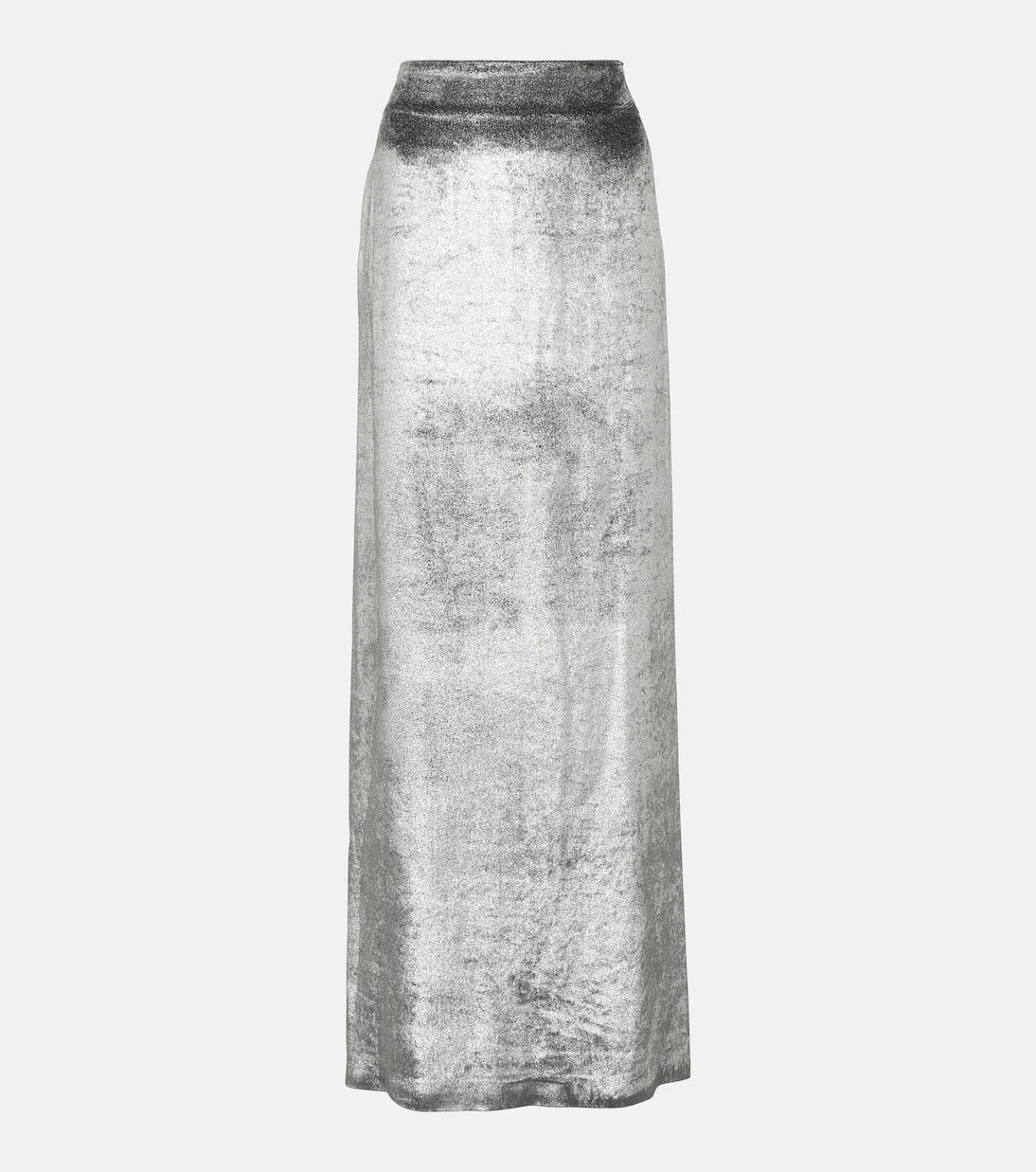 Brunello Cucinelli - High-rise velvet maxi skirt